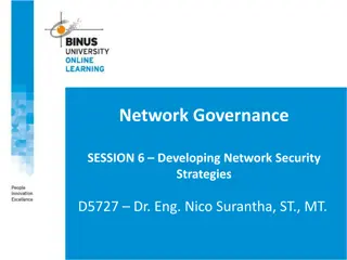 Developing Effective Network Security Strategies