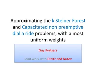 Approximating the K-Steiner Forest and Capacitated Non-preemptive Dial-a-Ride Problems