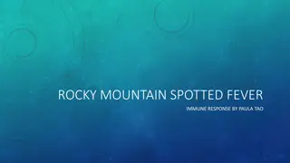 Rocky Mountain Spotted Fever Immune Response