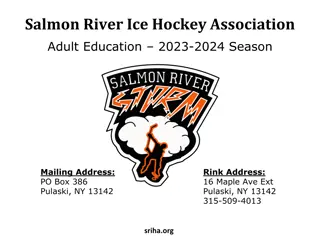 Salmon River Ice Hockey Association Overview and Volunteer Information