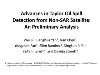 Innovations in Taylor Oil Spill Detection Using Non-SAR Satellite Data