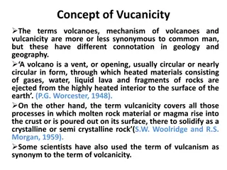 Vulcanicity: Geology of Volcanoes and Mechanisms