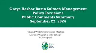 Grays Harbor Basin Salmon Management Policy Revisions - Public Engagement Overview