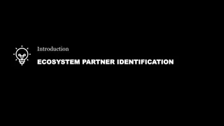 Ecosystem Partner Identification Tool for Collaboration