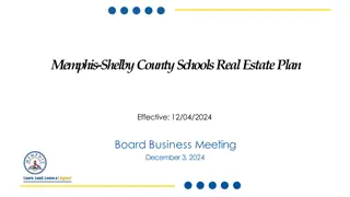 Memphis-Shelby County Schools Real Estate Plan
