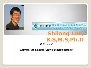 Coastal Zone Management and Beach Nourishment by Dr. Shilong Luo