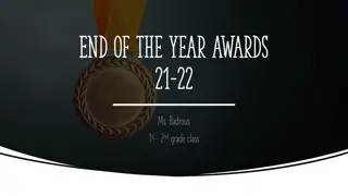 Celebrating Excellence: Awards and Achievements in Ms. Badrous' 1st-2nd Grade Class