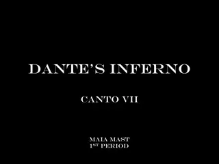 Exploring Dante's Inferno: Circles of Hell and Literary Devices