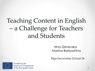 Innovative Approach to Teaching Content in English: CLIL Program for Grade 5 Students