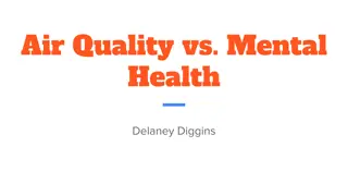 Exploring the Relationship Between Air Quality and Mental Health: A Data Analysis Study