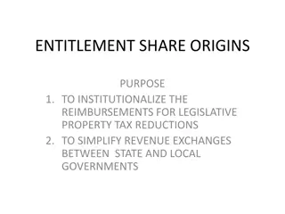 Legislative Property Tax Reimbursement Institutionalization