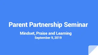 Parent Partnership Seminar: Nurturing Growth Mindset and Learning