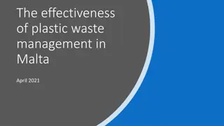 Plastic Waste Management in Malta: Current Challenges and Opportunities