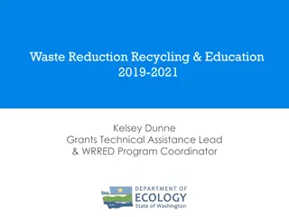 Waste Reduction & Recycling Program Achievements 2019-2021