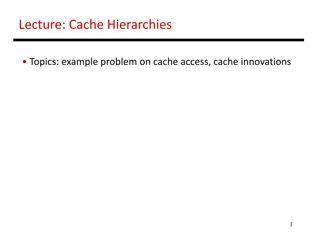 Cache Hierarchies and Misses in Computer Architecture