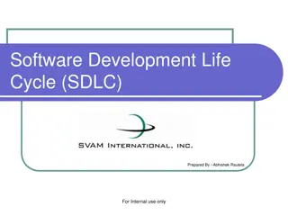 Software Development Life Cycle (SDLC) Models