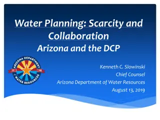Water Planning and Collaboration in Arizona