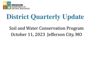 Soil and Water Conservation Program Updates in Jefferson City