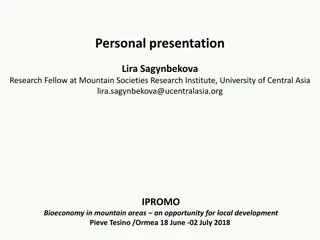 Exploring Sustainable Development Initiatives in Mountain Communities