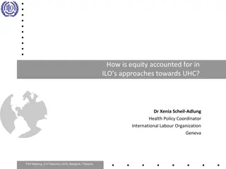 Equity Considerations in ILO's Approach to Universal Health Coverage