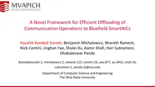 Efficient Offloading of Communication Operations to Bluefield SmartNICs