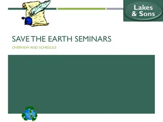 Join Lakes & Sons for Earth Day Seminars and Environmental Initiatives