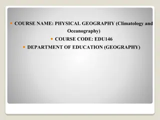 Atmospheric Moisture in Physical Geography