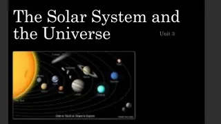Exploring Galaxies, Stars, and Planets in the Universe