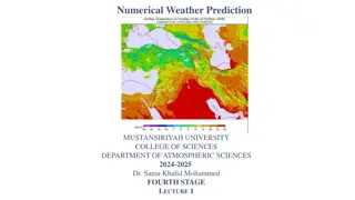 Numerical Weather Prediction in Atmospheric Sciences