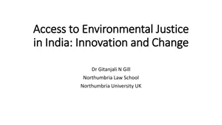 Environmental Justice and Innovation in India