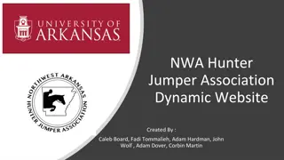 Dynamic Website Creation for NWA Hunter Jumper Association