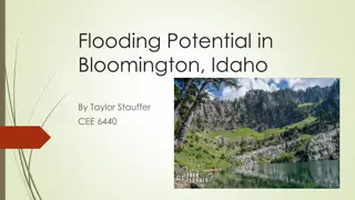 Flooding Potential in Bloomington, Idaho