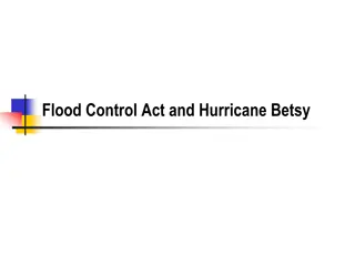 Impact of Hurricane Betsy and Flood Control Efforts