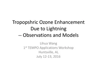 Lightning-Induced Ozone Enhancement in the Troposphere