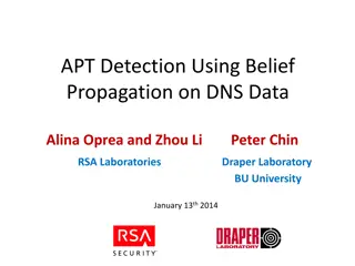 DNS Data Analysis for APT Detection Using Belief Propagation