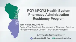 Aurora Health System Pharmacy Residency Program Overview