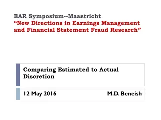 New Directions in Earnings Management Research