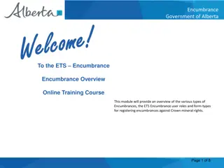 Encumbrances and ETS in Alberta