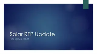 Solar RFP Update & Quick Facts: Vendors Chosen, Evaluation Progress