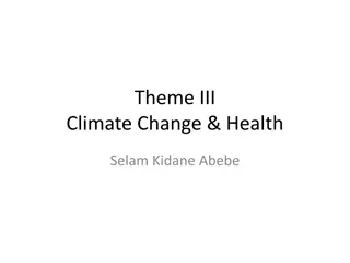 Climate Change & Health Situational Assessment