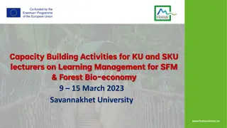 Enhancing Learning Management for Sustainable Forest Management & Bio-economy