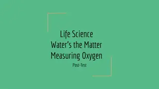 Oxygen Levels in Water Ecosystems