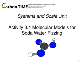 Molecular Models for Soda Water Fizzing Activity