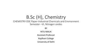Nitrogen Oxides and Their Impact on the Environment