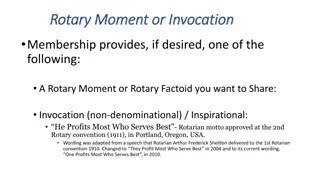 Exciting Rotary Club Updates and Programs