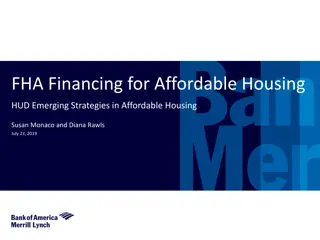 FHA Financing for Affordable Housing