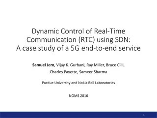 Real-Time Communication Control in 5G Networks