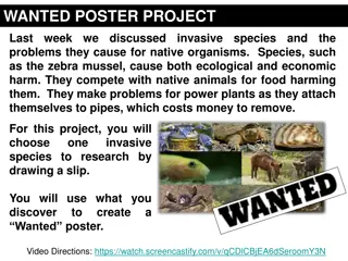Unveiling the Dark Impact: Invasive Species Wanted Poster Project