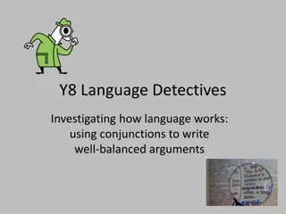 Crafting Strong Arguments with Conjunctions