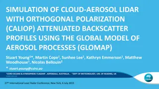 Simulation of Cloud-Aerosol Lidar with Orthogonal Polarization (CALIOP) using GLOMAP